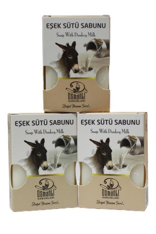 3 Adet 150Gr Eşek Sütü Sabunu Tamamen Gerçek Eşek Sütünden İmal Edilmiştir Güzellik Sabunu Doğal