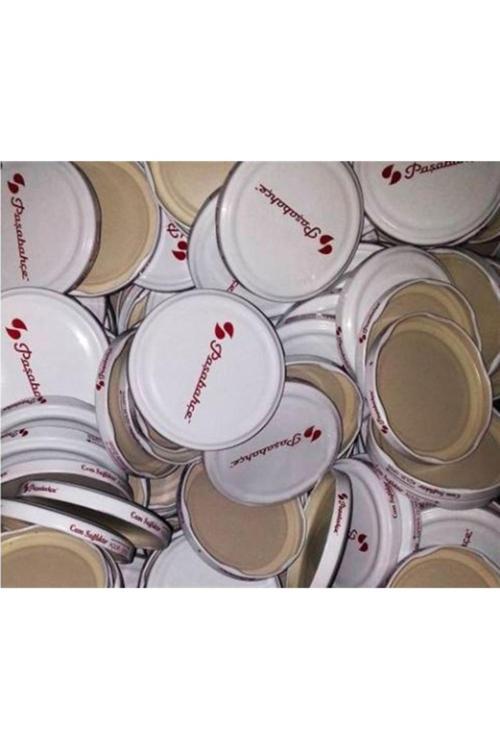 100 Adet Paşabahçe Konserve Kavanoz Metal Kapak Birinci Kalite Çift Vakumlu