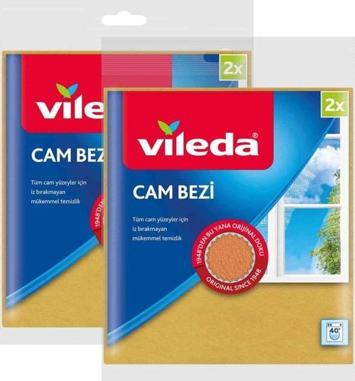 2 Paket 2'li Mikrofiberli Cam Bezi