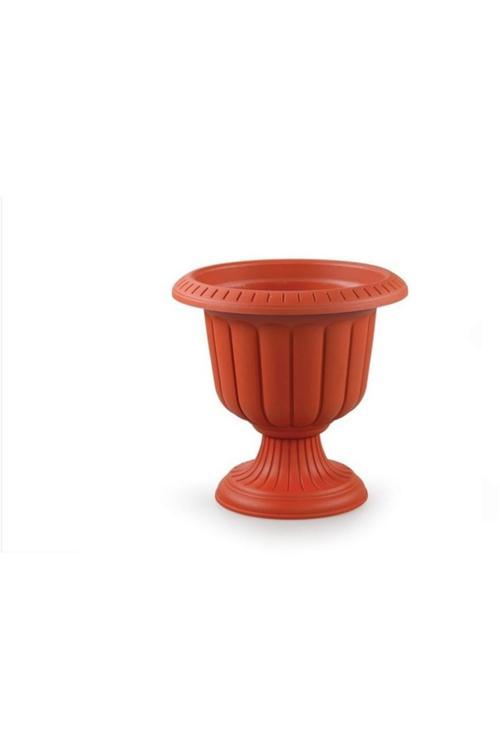 1 Adet 9.5Lt Nergiz Nergis Otantik Çiçek Saksısı Villa Otel Kafeterya Kaliteli Plastik Saksı Balkon