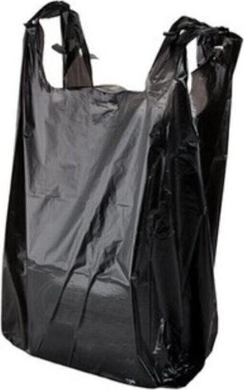 Siyah Atlet Market Poşeti Orta Boy 1 kg