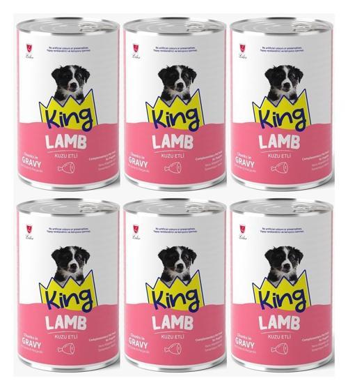 Et Parçacıklı Kuzu Etli Yavru Köpek Konserve 400 Gr*6 ADET