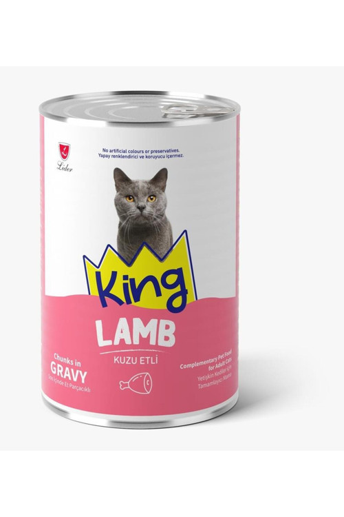 KUZU ETLİ YETİŞKİN KEDİ KONSERVESİ 400 GR