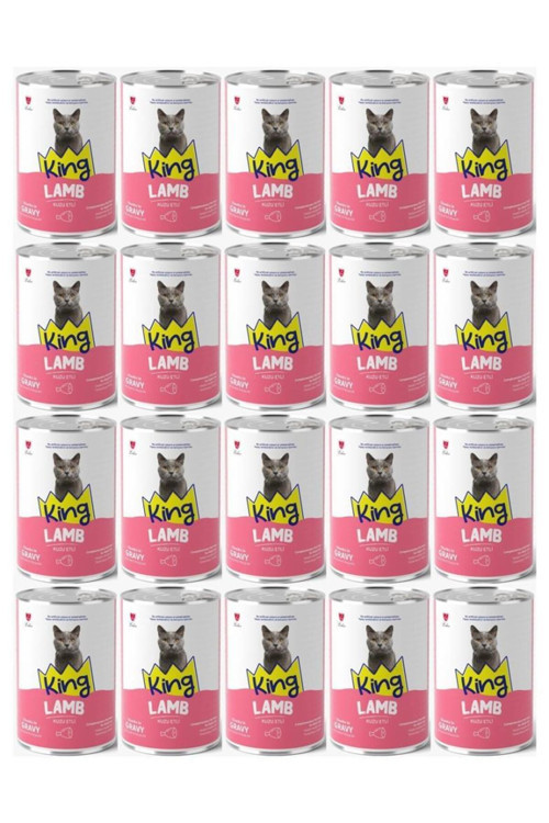 KUZU ETLİ YETİŞKİN KEDİ KONSERVESİ 400 GR*20 Adet