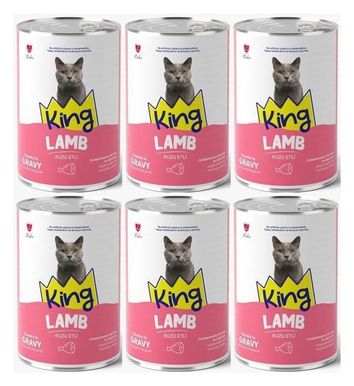 Et Parçacıklı Kuzu Etli Yetişkin Kedi Konserve 400 Gr*6 ADET