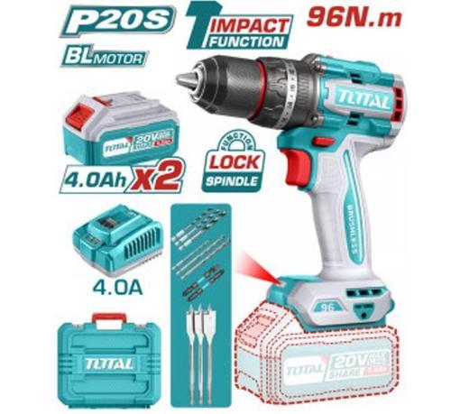 TIDLI20968E Li-ON AKÜLÜ DARBELİ MATKAP - 96 NM YÜKSEK TORK