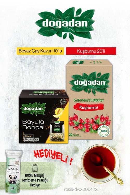 Büyülü Bohça Kavun ve Kuşburnu Poşet Çay ve Rosie Hediyeli