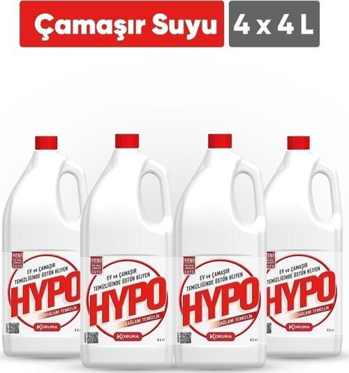 Tezyak Hypo Çamaşır Suyu 4000 Ml - 4`lü Paket