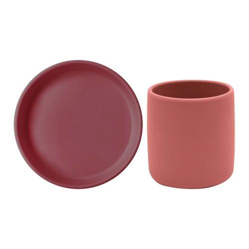 Basic Silikon Beslenme Seti Tabak&Bardak