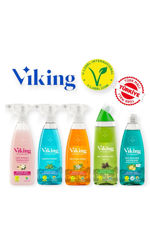 Premium 5'li (mutfak,banyo,çok Amaçlı ,wc Temizleyici,bulaşık Deterjanı) Paket 750 Ml