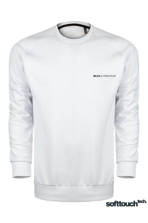 Baskılı Softtouch Tech. 3 İplik İpeksi Doku Unisex Sweatshirt 3 İplik Şardonsuz