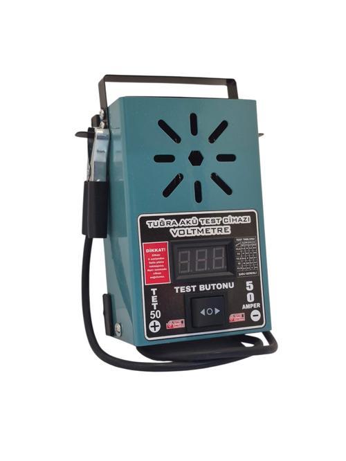 6 12 24 Volt 50 Amper Akü Test Cihazı