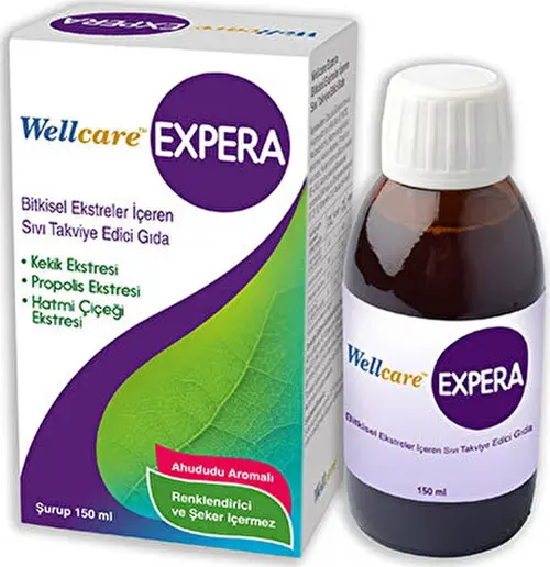 Expera Bitkisel Ekstreler İçeren Ahududu Aromalı Sıvı Takviye Edici Gıda 150ml