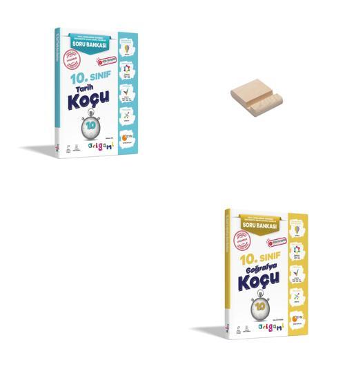 ORİGAMİ 10. Sınıf Tarih ve Coğrafya Soru Bankası + Telefon Standı