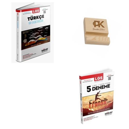 Miray LGS 8. Sınıf Türkçe 15li Deneme ve 5 Sayısal 5 Sözel Kitapcık Deneme + Telefon Standı