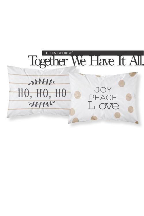 Ho-Ho-Ho Yastık Kılıfı - Yeni Yıl