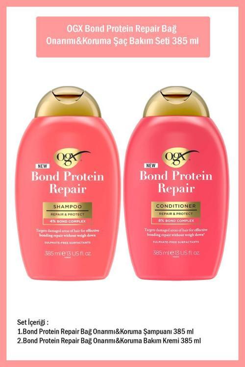 Bond Protein Repair Bağ Onarımı&Koruma Saç Bakım Seti 385 ml