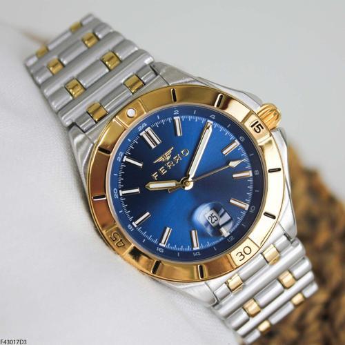 F43017D3 Çelik Kordonlu Erkek Kol Saati