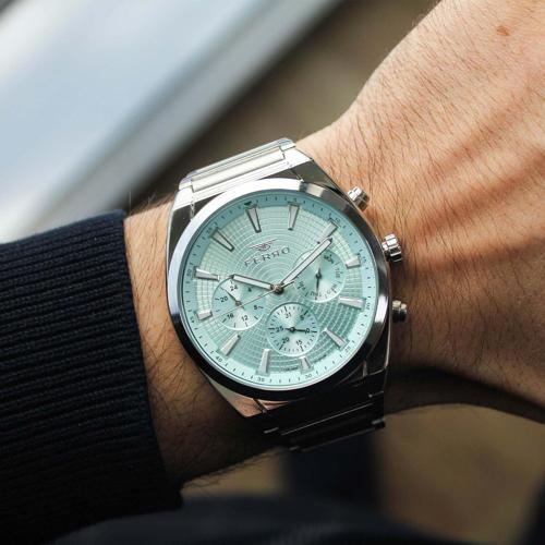 FM11451A15 Çelik Kordonlu Erkek Kol Saati