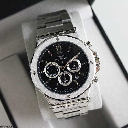 FM43020A2 Çelik Kordonlu Erkek Kol Saati