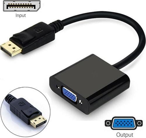 Displayport To Vga Çevirici Adaptör Display Port