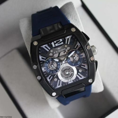 FM11527ZA3 Silikon Kordonlu Erkek Kol Saati