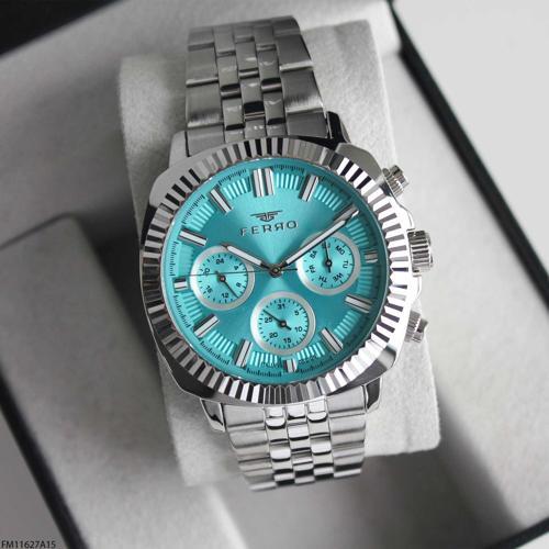 FM11627A15 Çelik Kordonlu Erkek Kol Saati