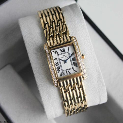 F21483B Çelik Kordonlu Kadın Kol Saati