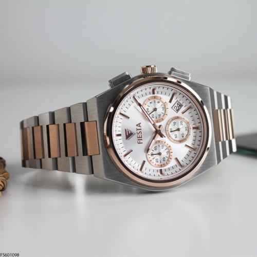 FS601098 Çelik Kordonlu Erkek Kol Saati