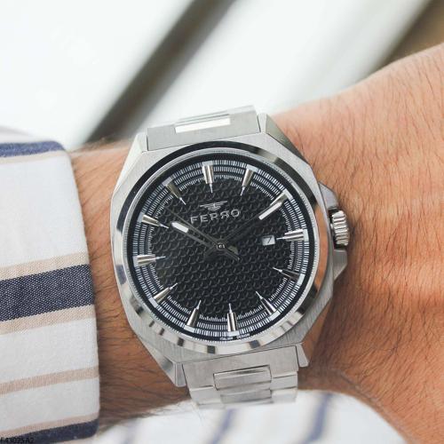 F43025A2 Çelik Kordonlu Erkek Kol Saati