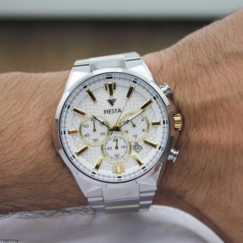 FS601116 Çelik Kordonlu Erkek Kol Saati