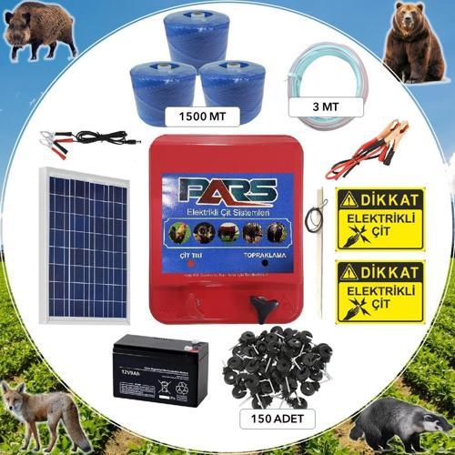 Elektrikli Çit Ayı-Domuz Kovucu Mini Set 1500