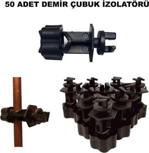 Elektrikli Çit Sistemi Demir Direk İzolatörü 50 Adet