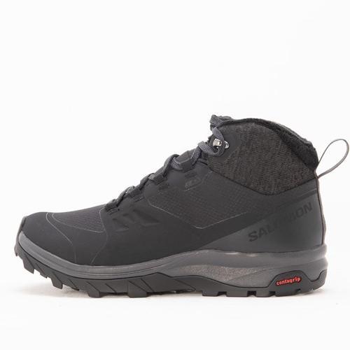 Outsnap Clima Waterproff Womens Outdoor Shoes Black Su Geçirmez Nefes Alan Kadın Bot Siyah