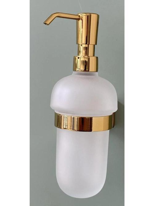 Adnoss Lüks Kenzo Montajlı Sıvı Sabunluk Gold - Sarı Sıvı Sabunluk
