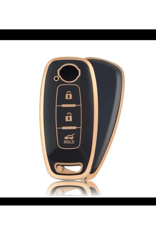 Nissan Qashqai X Trail Juke Anahtar Kılıfı Yeni Kasa Uyumlu 2023 Ve Üzeri Siyah