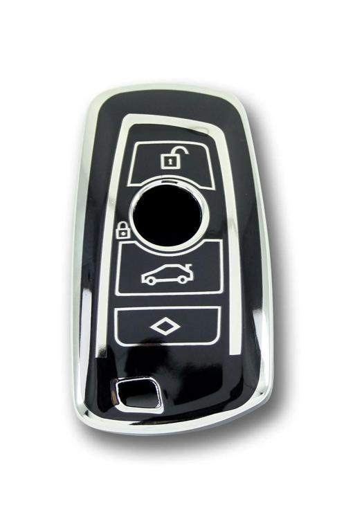 Bmw 1 3 5 7 Seri X1 X3 X4 X5 F10 F15 F16 F20 F30 F18 F25 M3 M4 Nano Anahtar Kılıfı Siyah Gümüş Renk