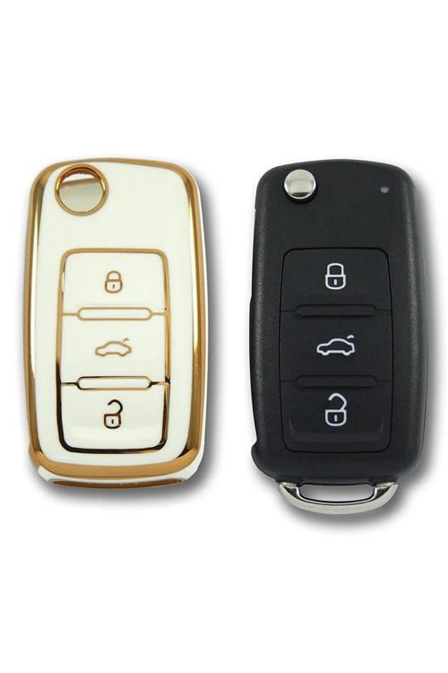 Wolkswagen Skoda Seat Oto Anahtar Kumanda Kabı Kılıf