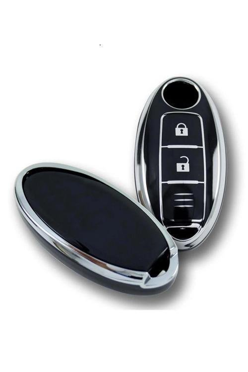 Nissan Uyumlu Juke Qashqai X-Trail Infinity Kumanda Kılıfı Siyah Renk 2014 – 2021 ( J11 Kasa )