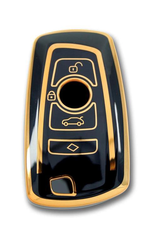 Bmw F Serisi Cas4 Tip 4 Buton Siyah Oto Anahtar Kumanda Kabı Kılıfı Oto Anahtarlık