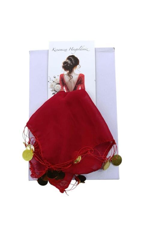 Butik Center Kartlı Hediyelik Halay Mendili 10 Adet, Gelin Damat Düğün Kına Sünnet Nişan Bride