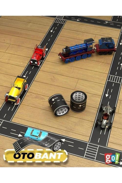 Eğitici Ve Eğlenceli Yol Yapım Bandıoyunbandı 7Cm En 10Metre Uzunluk