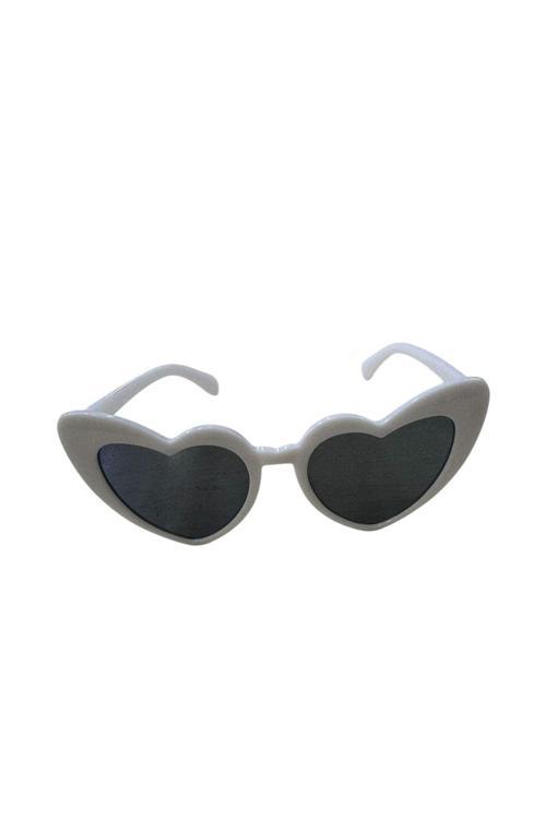 Beyaz Kalpli Gözlük Parti Gözlüğü 1 Adet