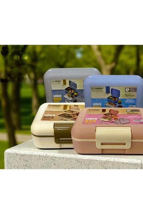 Harmony Time Bölmeli Beslenme Kabı – Çatal Kaşık Dahil Lunch Box