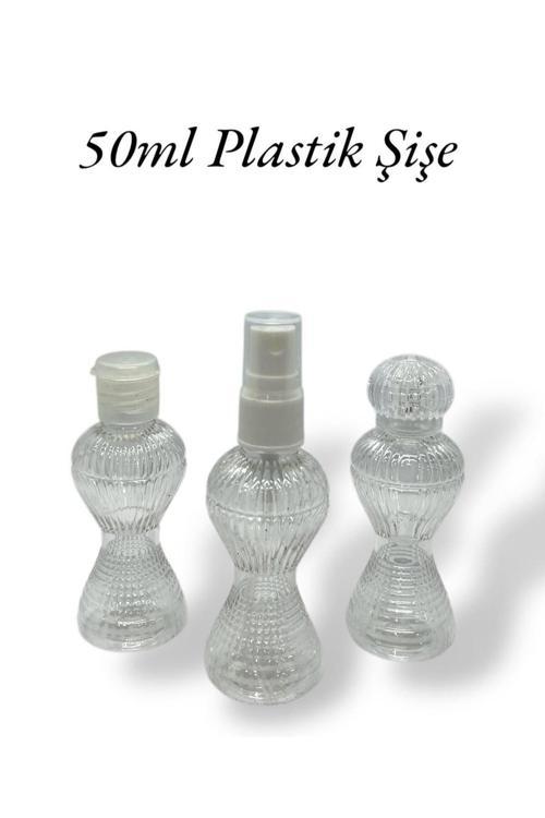 20 Adet 50 Ml Kolonya Şi̇Şesi̇ Plasti̇K Bebek Doğum Mevlüt