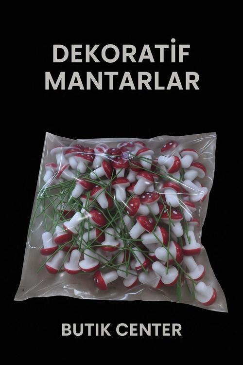 - Butik Center “Kırmızı Beyaz Dekoratif Mantar Süs (Kına, Nişan, Nikah Ve Hobi Süslemeleri İçin)”