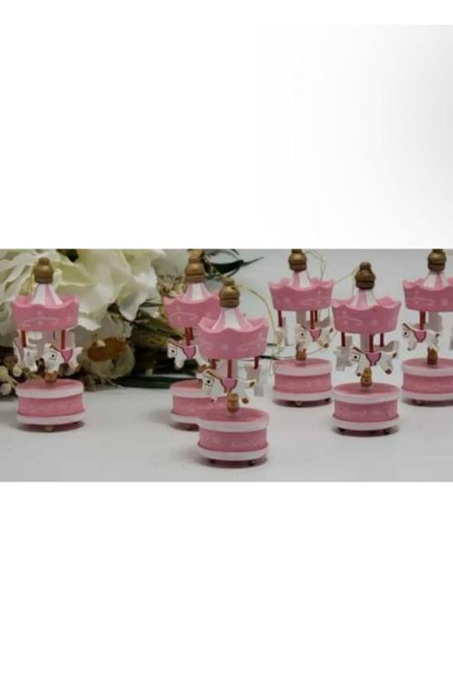 12Li Ahşap Mini Atlı Karınca Nostaljik El Yapımı Dekoratif Atlı Karınca 12Li Süs Krem