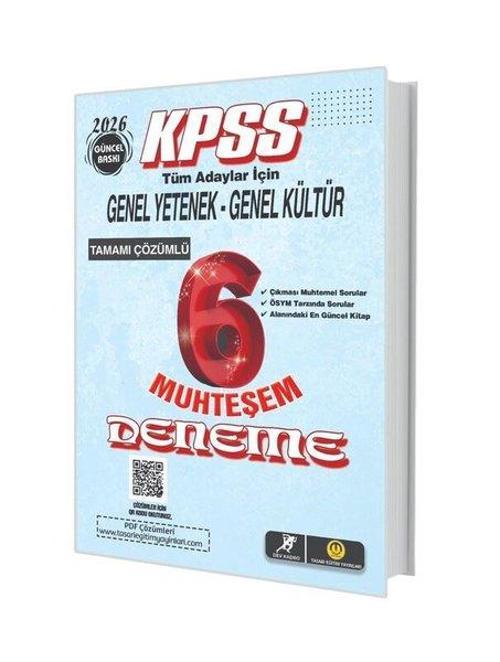 2026 KPSS Tüm Adaylar İçin Genel Yetenek- G enel Kültür 6 Muhteşem Deneme