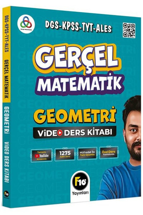 Gerçel Matematik DGS KPSS TYT ALES Geometri Video Ders Kitabı