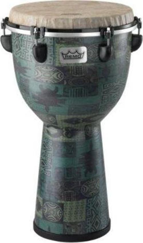 APEX DESIGNER SERIES DJEMBE GREEN KINTE 12 x 22 inç